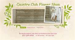 Desktop Screenshot of countryclubflowershop.com