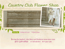 Tablet Screenshot of countryclubflowershop.com